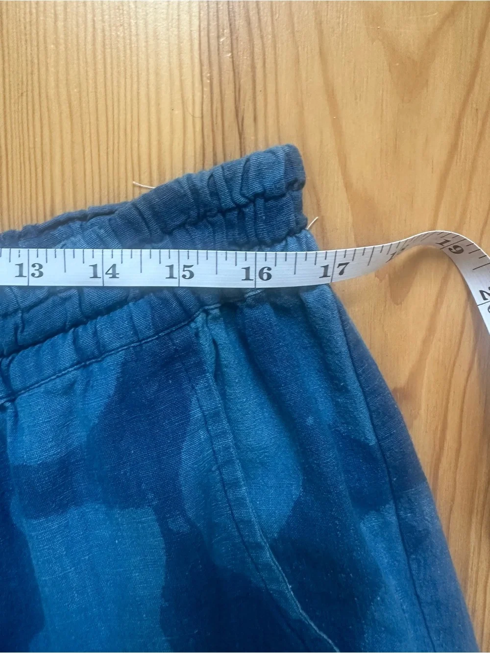 Po Em indigo Dyed Deck Pants XL